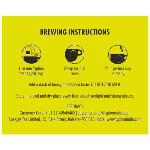 Typhoo Relaxing Organic Night Time Tea,  26 g (20 Bags x 1.3 g each) -4.webp